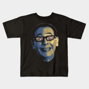 Pewee Herman Classic Eyeglass Kids T-Shirt